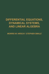 Imagen de portada: Differential Equations, Dynamical Systems, and Linear Algebra 9780123495501