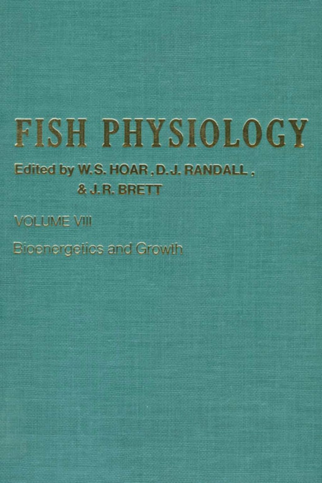 FISH PHYSIOLOGY V8