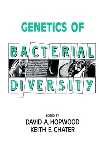صورة الغلاف: Genetics of Bacterial Diversity 9780123555755