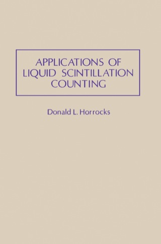 Cover image: Applications of Liquid Scintillation Counting 9780123562401