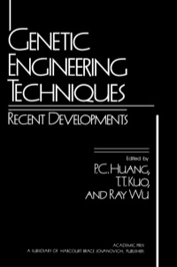 Imagen de portada: Genetic Engineering Techniques: Recent Developments 1st edition 9780123582508