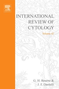 Imagen de portada: INTERNATIONAL REVIEW OF CYTOLOGY V42 9780123643421