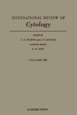 Cover image: INTERNATIONAL REVIEW OF CYTOLOGY V86 9780123644862