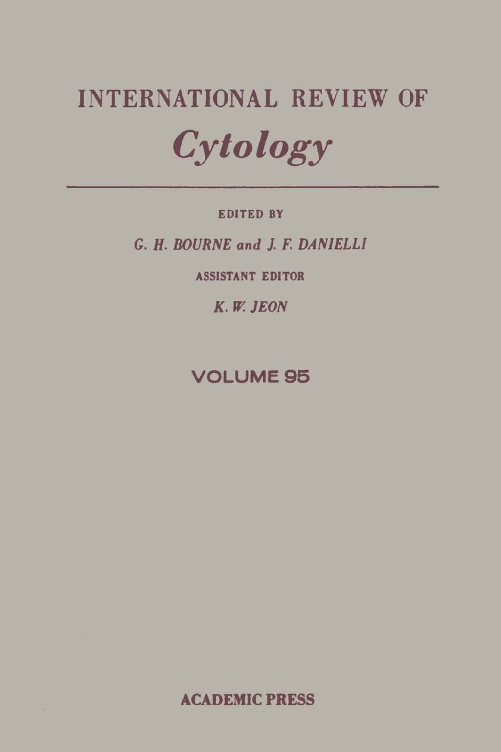 INTERNATIONAL REVIEW OF CYTOLOGY V95