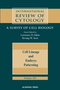 Imagen de portada: Cell Lineage and Embryo Patterning 9780123646071