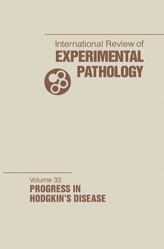 Cover image: Progress in Hodgkin's Disease 9780123649331