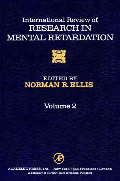 INT'L REV OF RESRCH IN MENTL RETARDTN V2 - FULL INSTANT DOWNLOAD | PDF DOCX EPUB