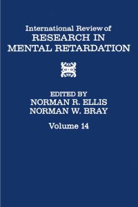 Cover image: INT'L REV OF RESRC IN MENTL RETARDTN V14 9780123662149