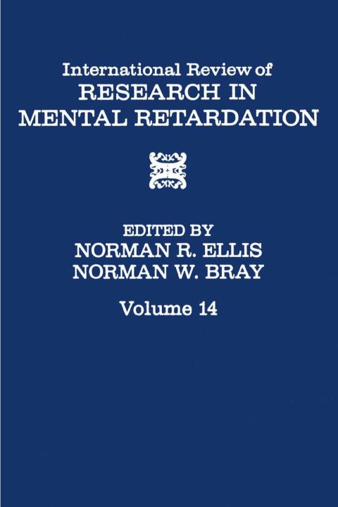 INT'L REV OF RESRC IN MENTL RETARDTN V14 - FULL INSTANT DOWNLOAD | PDF DOCX EPUB