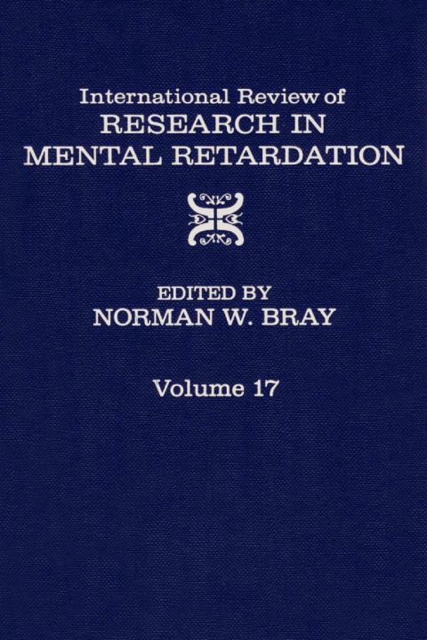 INT'L REV OF RESRC IN MENTL RETARDTN V17 - FULL INSTANT DOWNLOAD | PDF DOCX EPUB