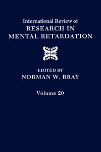 Cover image: International Review of Research in Mental Retardation: Volume 20 9780123662200