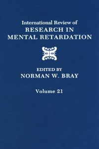 Omslagafbeelding: International Review of Research in Mental Retardation: Volume 21 9780123662217