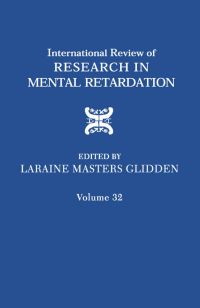 Cover image: International Review of Research in Mental Retardation 9780123662323