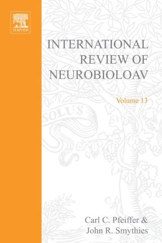 Cover image: INTERNATIONAL REVIEW NEUROBIOLOGY V 13 9780123668134