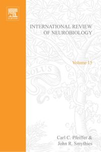 Imagen de portada: INTERNATIONAL REVIEW NEUROBIOLOGY V 15 9780123668158