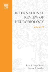 Titelbild: INTERNATIONAL REVIEW NEUROBIOLOGY V 29 9780123668295