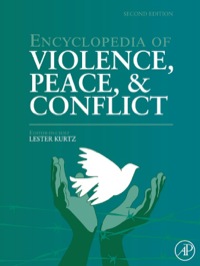 صورة الغلاف: Encyclopedia of Violence, Peace, and Conflict 2nd edition 9780123695031
