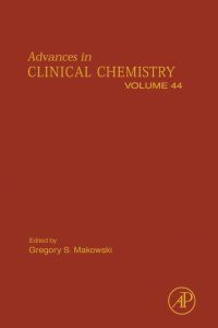 表紙画像: Advances in Clinical Chemistry 9780123737045