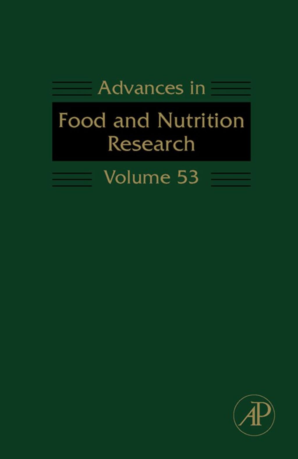 Advances in Food and Nutrition Research