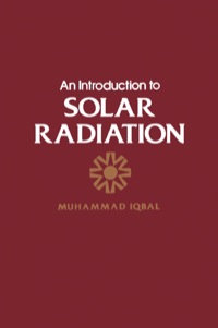 Cover image: An Introduction To Solar Radiation 1st edition 9780123737502