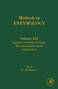 Cover image: Lipidomics and Bioactive Lipids:  Mass Spectrometry Based Lipid Analysis: Mass Spectrometry Based Lipid Analysis 9780123738950