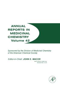 Omslagafbeelding: Annual Reports in Medicinal Chemistry 9780123739124