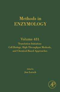 Imagen de portada: Translation Initiation: Cell Biology, High-throughput and Chemical-based Approaches: Cell Biology, High-throughput and Chemical-based Approaches 9780123739643