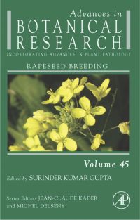 Imagen de portada: Advances in Botanical Research: Rapeseed Breeding 9780123740984