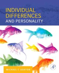 صورة الغلاف: Individual Differences and Personality 9780123741295