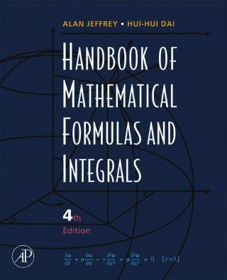 صورة الغلاف: Handbook of Mathematical Formulas and Integrals 4th edition 9780123742889