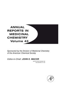 Imagen de portada: Annual Reports in Medicinal Chemistry 9780123743442