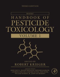 Immagine di copertina: Hayes' Handbook of Pesticide Toxicology 3rd edition 9780123743671