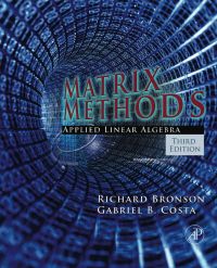 Cover image: Matrix Methods: Applied Linear Algebra 3rd edition 9780123744272