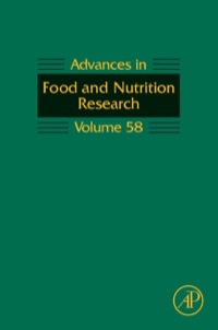 Imagen de portada: Advances in Food and Nutrition Research: Volume 58 9780123744418