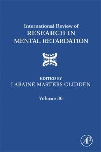 Cover image: International Review of Research in Mental Retardation 9780123744760