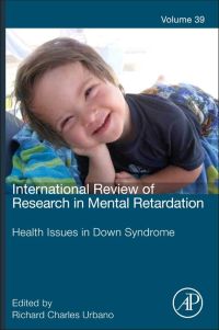 Imagen de portada: Health issues among persons with down syndrome 9780123744777