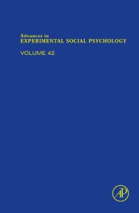 表紙画像: Advances in Experimental Social Psychology 9780123744920