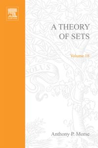 Cover image: A theory of sets 9780123745675