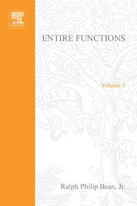 Cover image: Entire functions 9780123745828