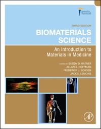Imagen de portada: Biomaterials Science: An Introduction to Materials in Medicine 3rd edition 9780123746269