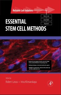 Cover image: Essential Stem Cell Methods 9780123747419