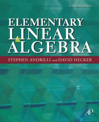 表紙画像: Elementary Linear Algebra 4th edition 9780123747518