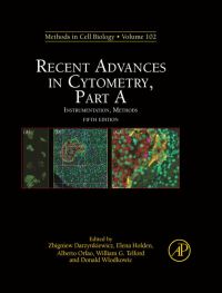 Imagen de portada: Recent Advances in Cytometry, Part A: Instrumentation, Methods 5th edition 9780123749123