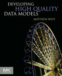 Cover image: Developing High Quality Data Models 9780123751065