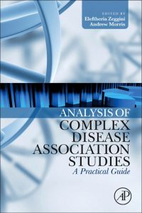 Cover image: Analysis of Complex Disease Association Studies: A Practical Guide 9780123751423