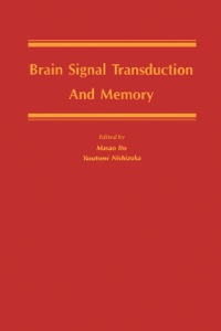 Titelbild: Brain Signal Transduction and Memory 9780123756558