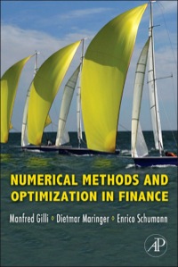 Imagen de portada: Numerical Methods and Optimization in Finance 9780123756626