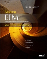 Imagen de portada: Making Enterprise Information Management (EIM) Work for Business 9780123756954