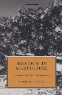 Imagen de portada: Ecology in Agriculture 9780123782601