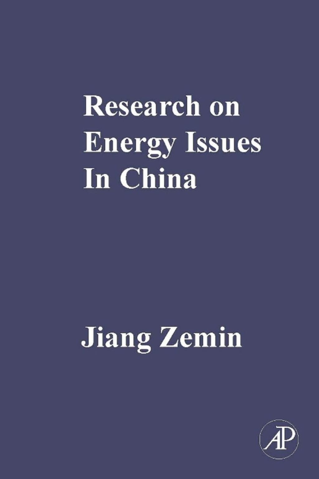 RESEARCH ON ENERGY ISSUES IN CHINA